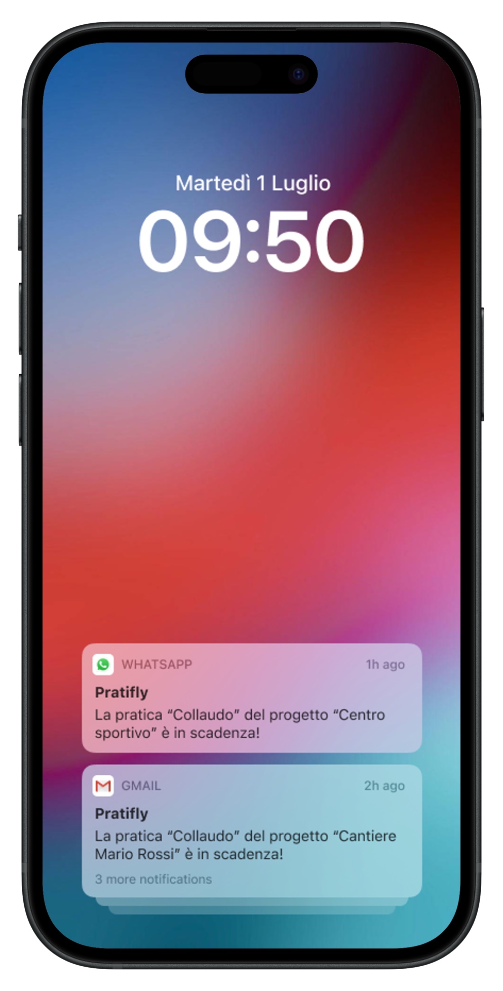 notifiche mockup